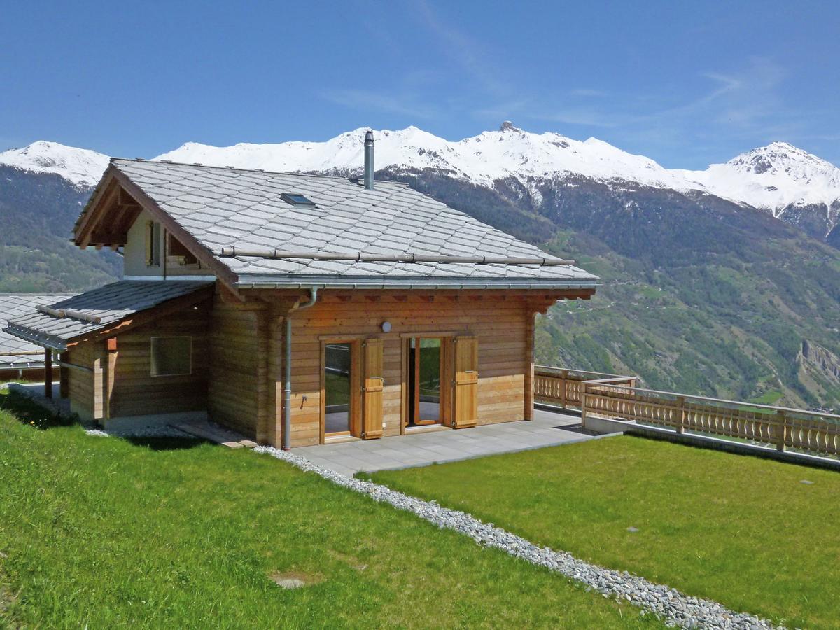 Mountain-View Chalet In Heremence With Terrace Exterior photo