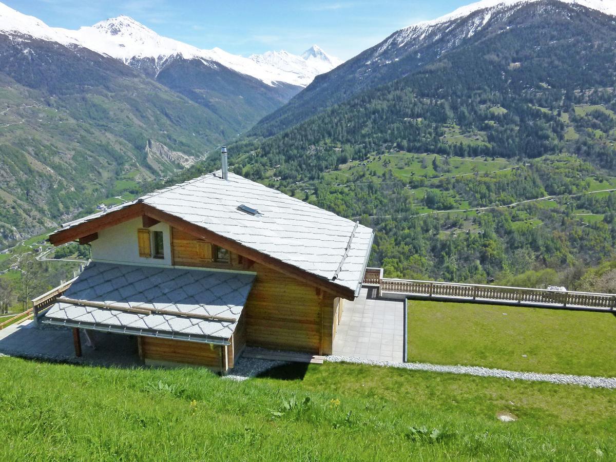 Mountain-View Chalet In Heremence With Terrace Exterior photo